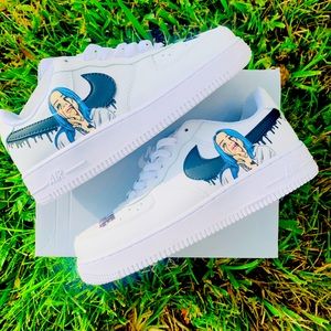 Custom Nike Air Force 1 BIllie Eilish Drip